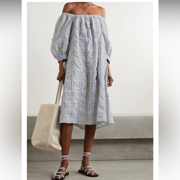 NWT REMAIN SEERSUCKER DRESS - Picture 1 of 7